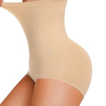 Women Waist Shapewear with Anti Rolling Strip Tummy Control Tucker Waist Slimming Shapewear