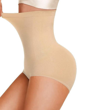 Women Waist Shapewear with Anti Rolling Strip Tummy Control Tucker Waist Slimming Shapewear