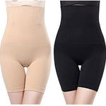 Women Waist Shapewear with Anti Rolling Strip Tummy Control Tucker Waist Slimming Shapewear