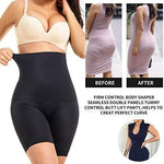 Women Waist Shapewear with Anti Rolling Strip Tummy Control Tucker Waist Slimming Shapewear