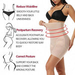 Women Waist Shapewear with Anti Rolling Strip Tummy Control Tucker Waist Slimming Shapewear